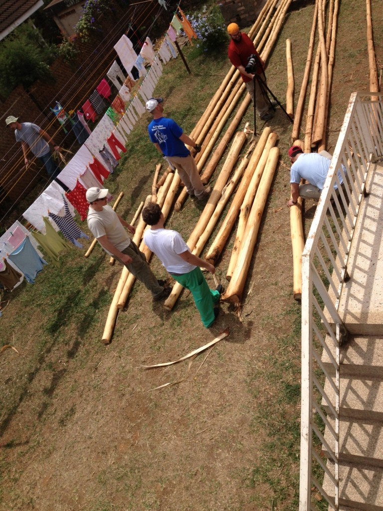 Building project at the baby home. 